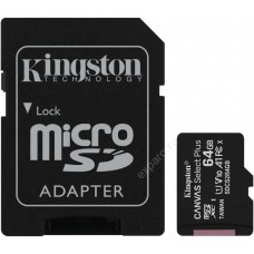 Карта памяти microSDXC UHS-I Kingston Canvas Select Plus 64 ГБ