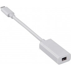Адаптер Buro USB Type-C (m) -  miniDisplayPort (f),  белый