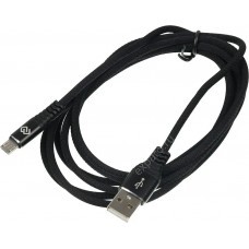 Кабель Digma micro USB (m) -  USB (m),  2м,  черный