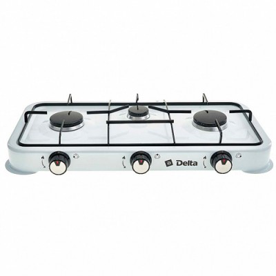 Газовая плита настольная Delta D-2207 белый (3-конф.)