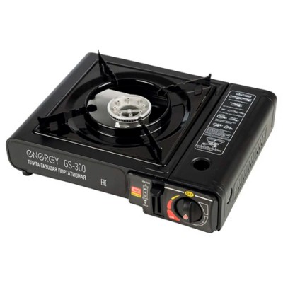 Газовая плита портативная ENERGY GS-300 (2 типа подключения)(105311)