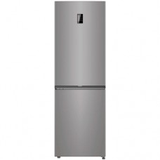 Холодильник с морозильником Candy CFN6185SDC серебристый