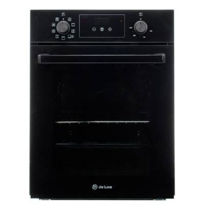 Духовой шкаф электрический De Luxe 4509.05эшв-121 черный, ширина 45 см