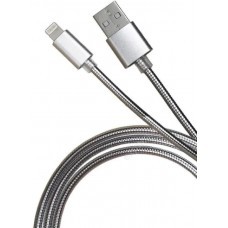 Кабель PREMIER 6-703M2 1.0S,  Lightning (m) -  USB-A,  1м,  серебристый