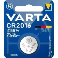CR2016 Батарейка VARTA Electronics BL1 Lithium,  1 шт.