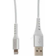 Кабель Cactus Lightning (m) -  USB (m),  0.8м,  белый