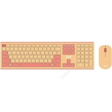 Комплект (клавиатура+мышь) Acer OCC205, бежевый