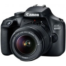 Зеркальный фотоаппарат Canon EOS 4000D kit ( Ef-S 18-55mm f/3.5-5.6),  черный