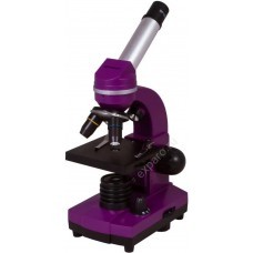 Микроскоп BRESSER Junior Biolux SEL, световой/оптический/биологический, 40–1600x, на 3 объектива, фиолетовый