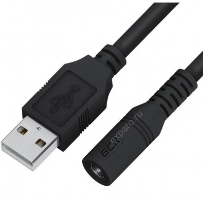 Переходник GREENCONNECT GCR-53521,  USB A (m) (прямой) -  Jack 3.5mm (f) (прямой),  круглое,  1м,  пакет,  черный