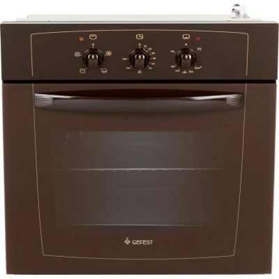 Духовой шкаф газовый GEFEST ДГЭ 601-01 К,  52л,  коричневый