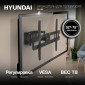 Кронштейн для телевизора Hyundai GL-N5, 32-75", настенный, поворотно-выдвижной и наклонный,  черный  [hma75fd340bk56]