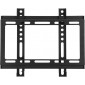 Кронштейн для телевизора ULTRAMOUNTS UM811F, 17-43", настенный, фиксированный,  черный