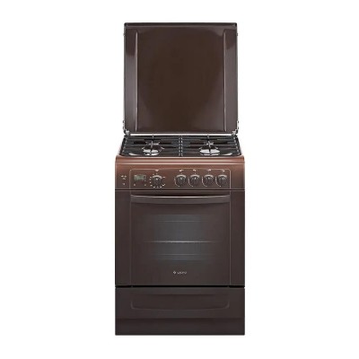 Газовая плита GEFEST 6100-03 0001,  газовая духовка,  чугун, коричневый [пг 6100-03 0001]