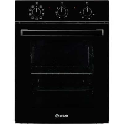 Духовой шкаф электрический De Luxe 4509.10эшв-120 черный, ширина 45 см
