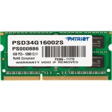 Оперативная память Patriot PSD34G16002S DDR3 -  1x 4ГБ
