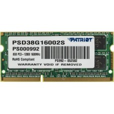 Оперативная память Patriot PSD38G16002S DDR3 -  1x 8ГБ