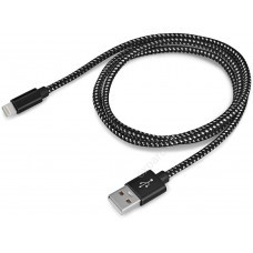 Кабель Buro Lightning (m) -  USB (m),  1м,  черный