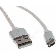 Кабель Cactus CS-USB.A.USB.MICRO-1,  micro USB (m) -  USB Type-C (m),  1м,  белый