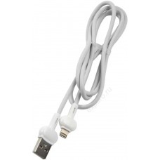 Кабель Redline Candy,  Lightning (m) -  USB (m),  1м,  белый
