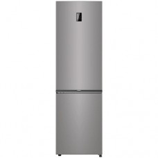 Холодильник с морозильником Candy CFN6200SD серебристый