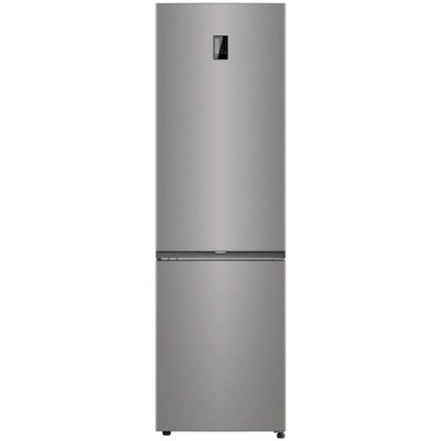 Холодильник с морозильником Candy CFN6200SD серебристый