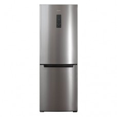 Холодильник с морозильником Бирюса I920NF серебристый