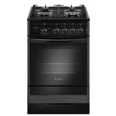 Газовая плита GEFEST ПГ 5500-03 0044,  газовая духовка,  чугун, черный