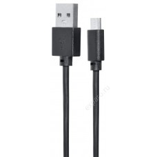 Кабель SunWind micro USB (m) -  USB (m),  1м,  черный