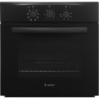 Духовой шкаф электрический GEFEST ЭДВ ДА 602-01 А,  55л,  дверца с 2 стеклами,  черный