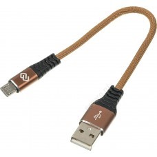 Кабель Digma micro USB (m) -  USB (m),  0.15м,  коричневый