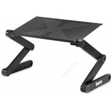 Стол для ноутбука регулируемый Buro BU-807, металл, складной, черный
