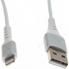 Кабель Cactus CS-LG.USB.A-1,  Lightning (m) -  USB (m),  1м,  белый