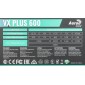 Блок питания Aerocool VX PLUS 600W,  600Вт,  120мм,  черный, retail [vx-600 plus]