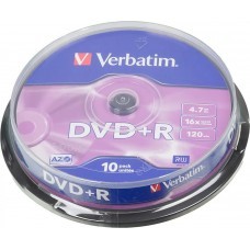 Оптический диск DVD+R Verbatim 4.7ГБ