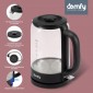 Чайник электрический DOMFY DSB-EK304, 2200Вт, черный