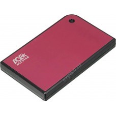 Внешний корпус для  HDD/SSD AgeStar 3UB2A14, красный