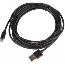 Кабель Lightning (m) -  USB (m),  3м,  черный