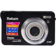 Цифровой компактный фотоаппарат Rekam Presto zoom 850 bl,  черный