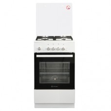 Газовая плита De Luxe 5040.32г белый крышка