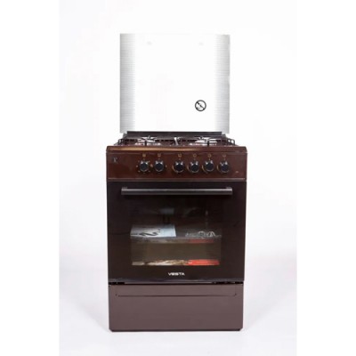 Газовая плита комбинированная VESTA Valencia VGE 10-E коричневая