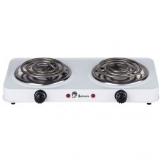 Электроплита Василиса ВА-902 спираль двухконфорочная белая