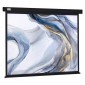 Экран Cactus Wallscreen CS-PSW-180X180-BK,  180х180 см, 1:1,  настенно-потолочный черный