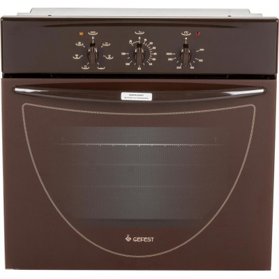 Духовой шкаф электрический GEFEST ЭДВ ДА 602-01 К,  52л,  дверца с 2 стеклами,  коричневый