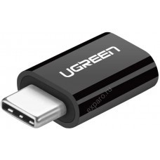 Адаптер UGREEN US157,  USB Type-C (m) -  micro USB (f),  черный