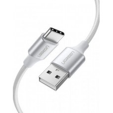 Кабель UGREEN 60130,  USB Type-C (m) -  USB (m),  0.5м,  белый