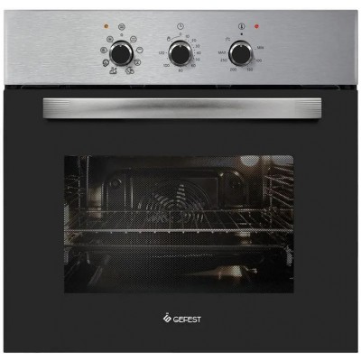 Духовой шкаф электрический GEFEST ЭДВ ДА 602-01 Н1,  55л,  дверца с 2 стеклами,  нержавеющая сталь