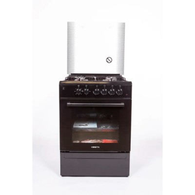 Газовая плита комбинированная VESTA Valencia VGE 10-E черная