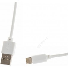 Кабель Cactus CS-USB.A.USB.C-1.2,  USB Type-C (m) -  USB (m),  1.2м,  белый