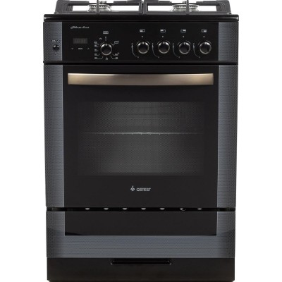 Газовая плита GEFEST ПГ 6500-03 0044,  газовая духовка,  без крышки,  чугун, черный